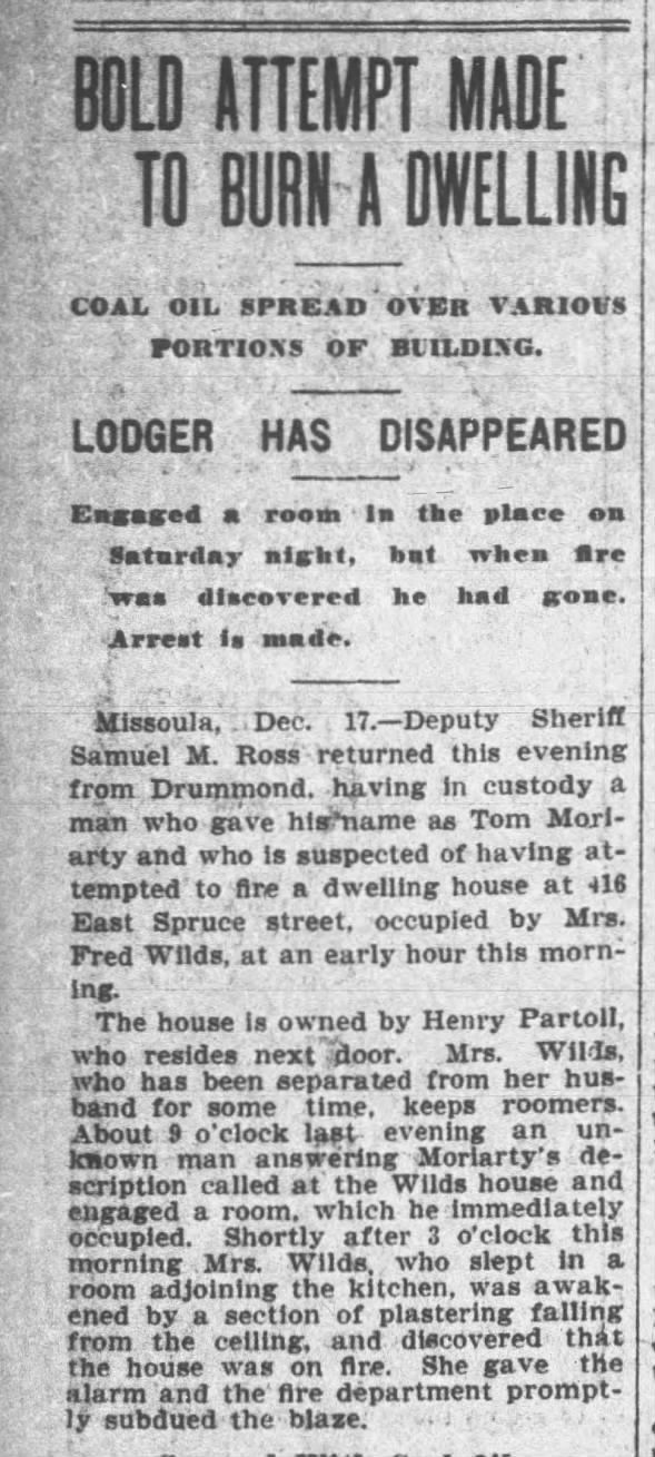 Henry House Burning